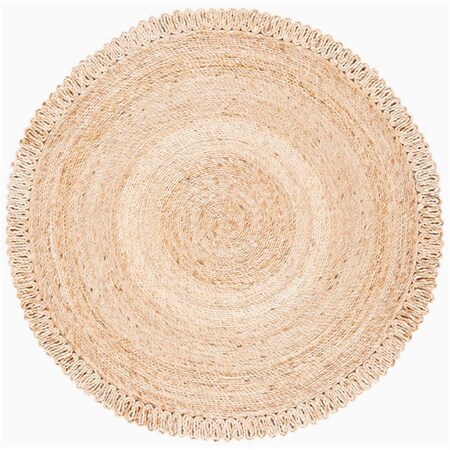 Safavieh 5 x 5 ft. Natural Fiber Contemporary Round Rug; Natural NF168A-5R
